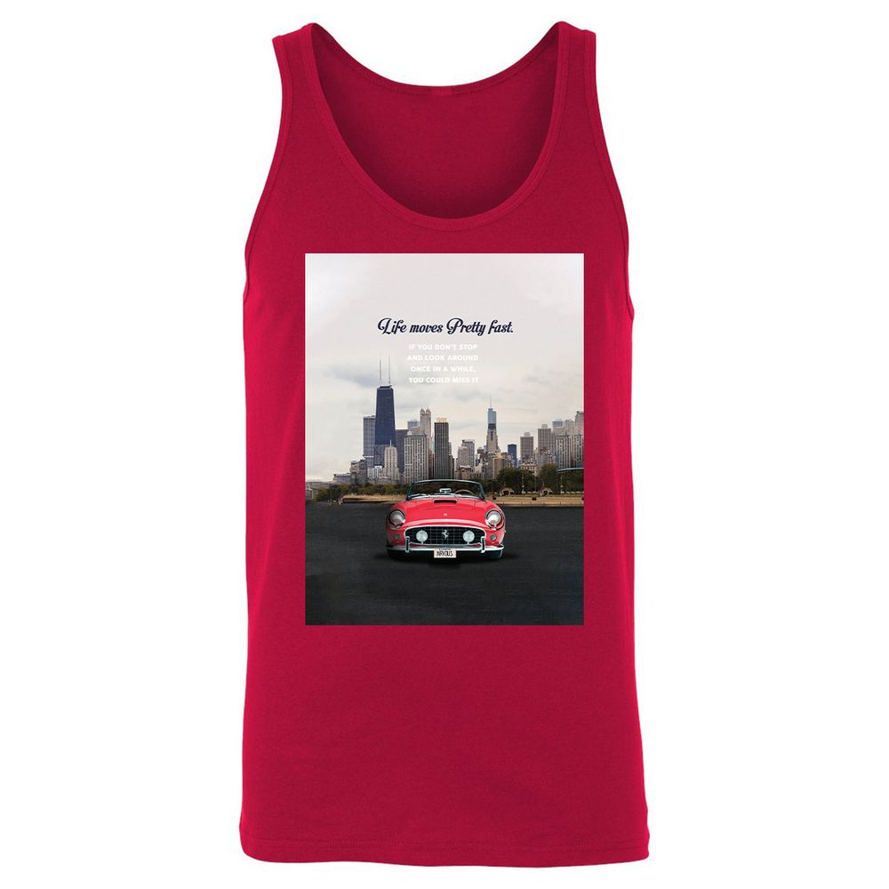 Unisex Jersey Tank - 465ZK571 - Red - 11