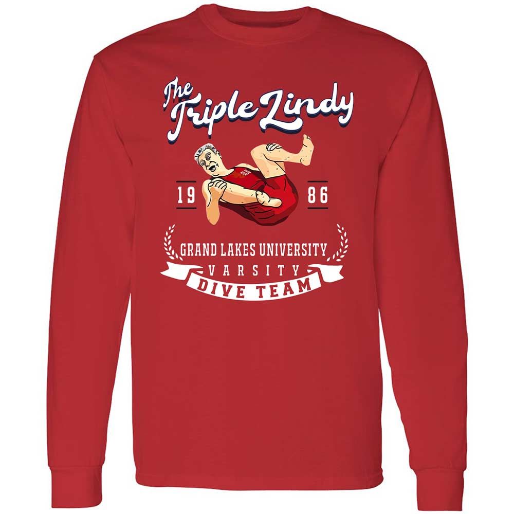Long Sleeve T-Shirt - D7S49Q59 - Red - 11