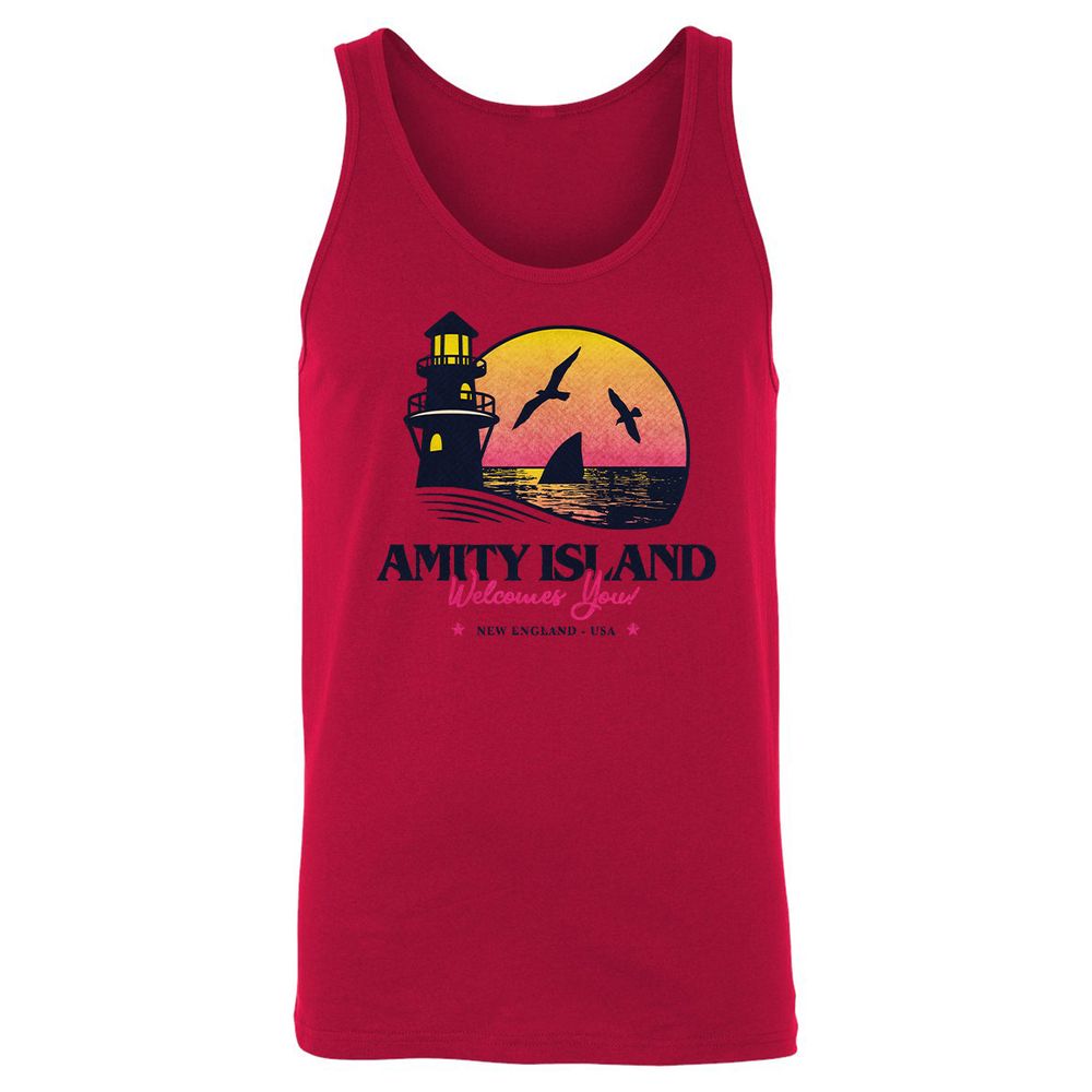 Unisex Jersey Tank - KNF8EM6N - Red - 11