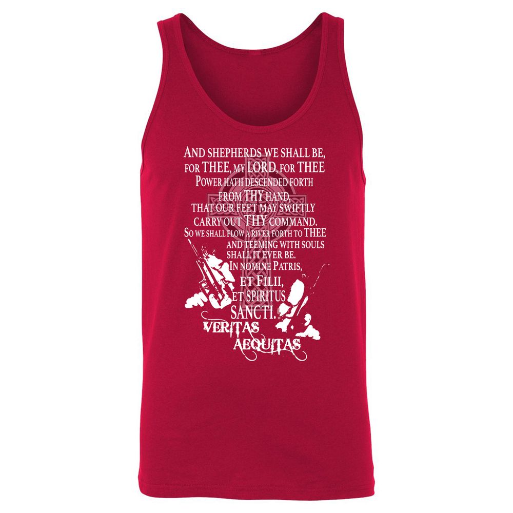 Unisex Jersey Tank - T6BV8L5K - Red - 11