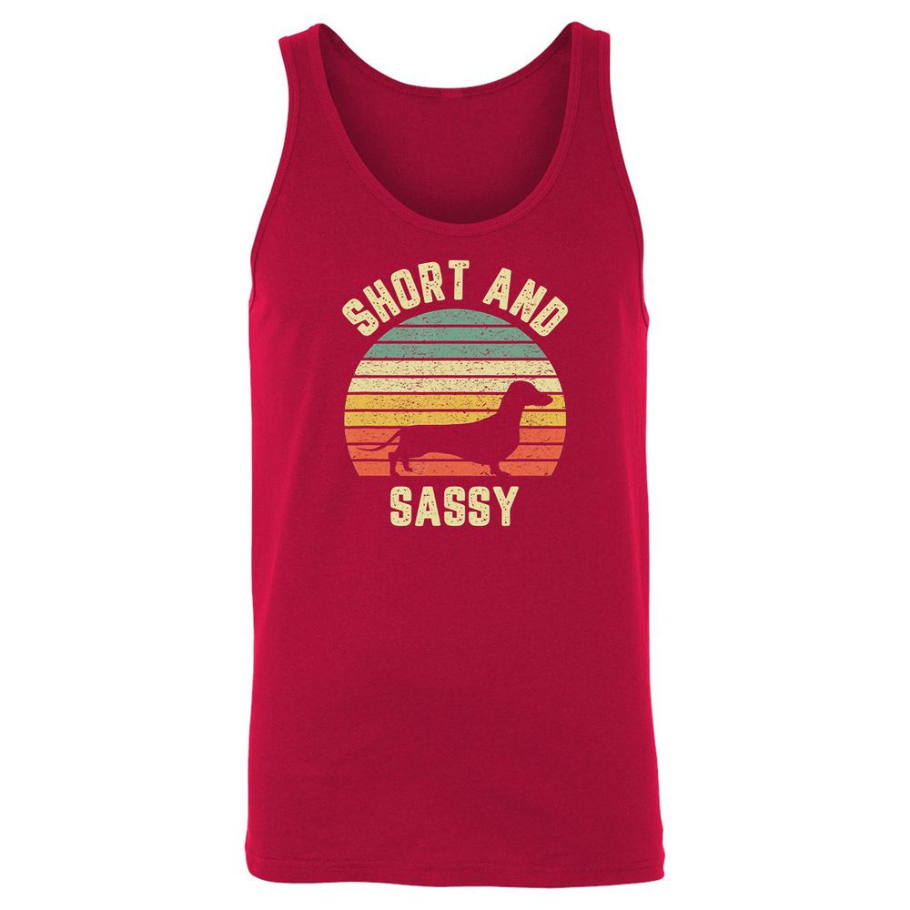 Unisex Jersey Tank - WH4MPVU8 - Red - 11