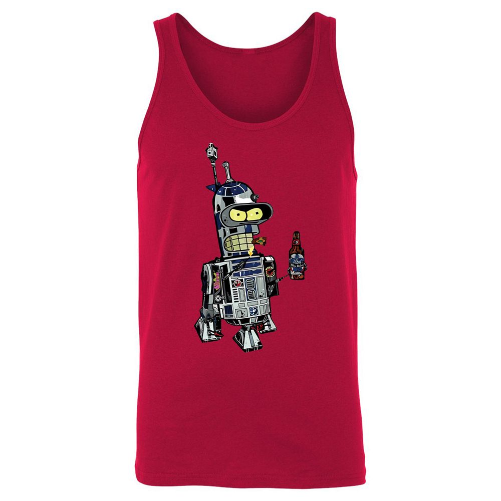 Unisex Jersey Tank - QZQB2JPL - Red - 11