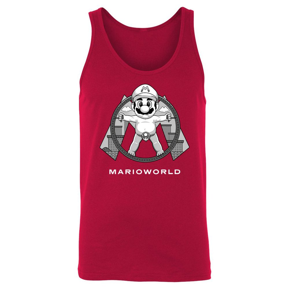 Unisex Jersey Tank - G7YWAB97 - Red - 11