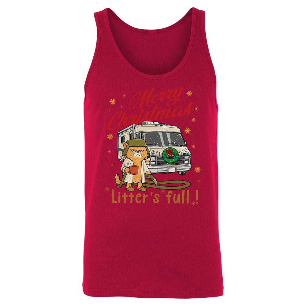 Unisex Jersey Tank - 3ENM4Z9H - Red - 11