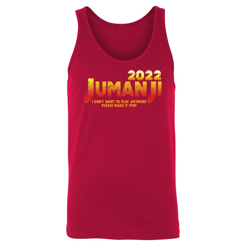 Unisex Jersey Tank - 16F8DQ7N - Red - 11