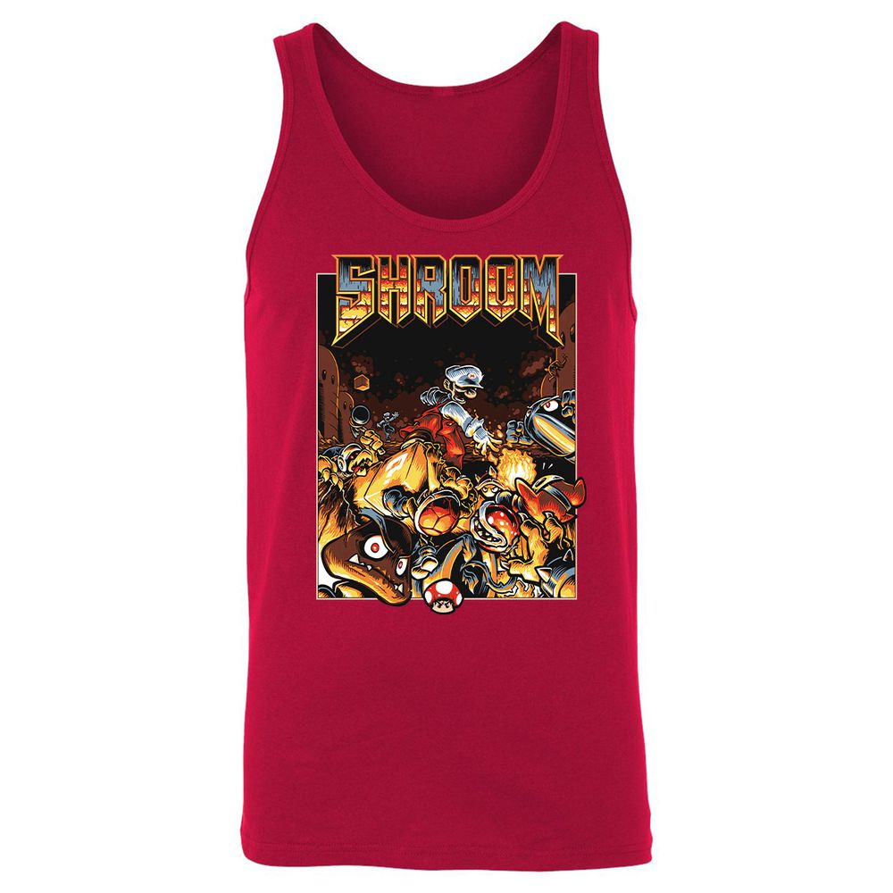 Unisex Jersey Tank - Y52ZU5TG - Red - 11