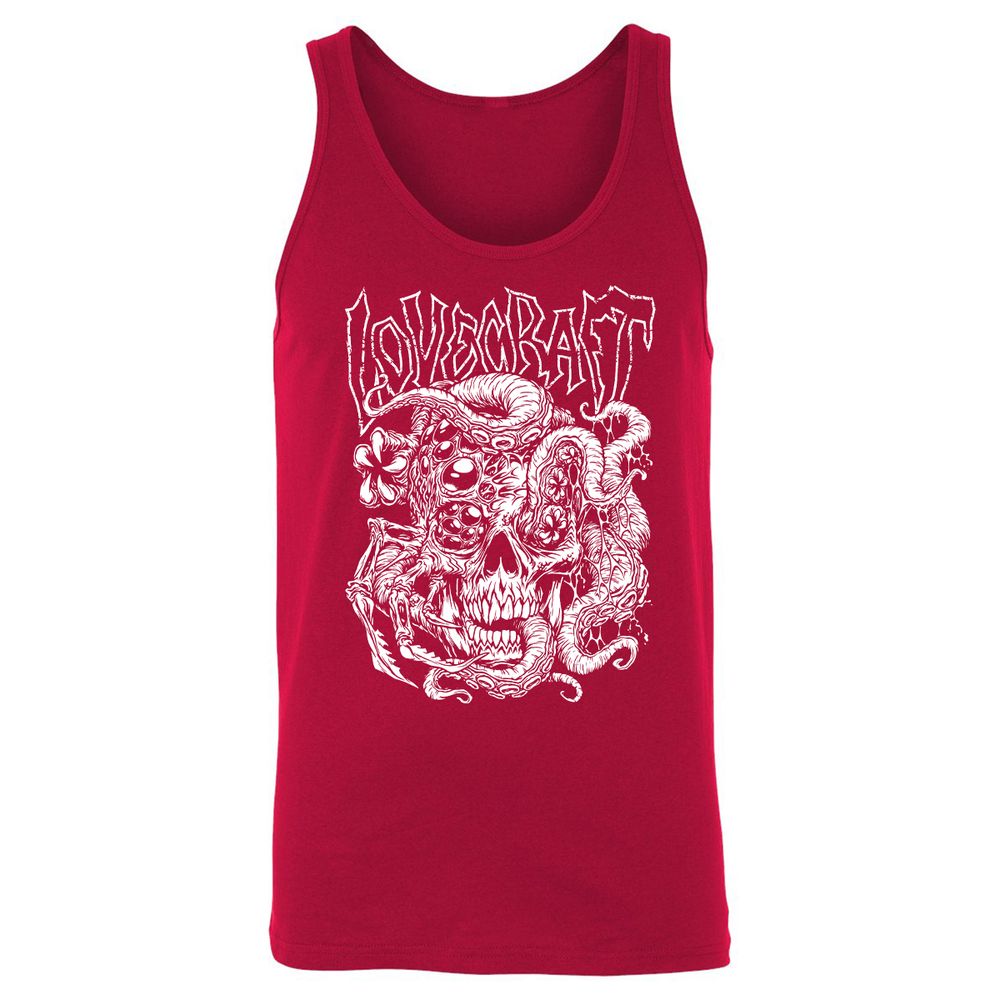 Unisex Jersey Tank - LTP9VH5R - Red - 11