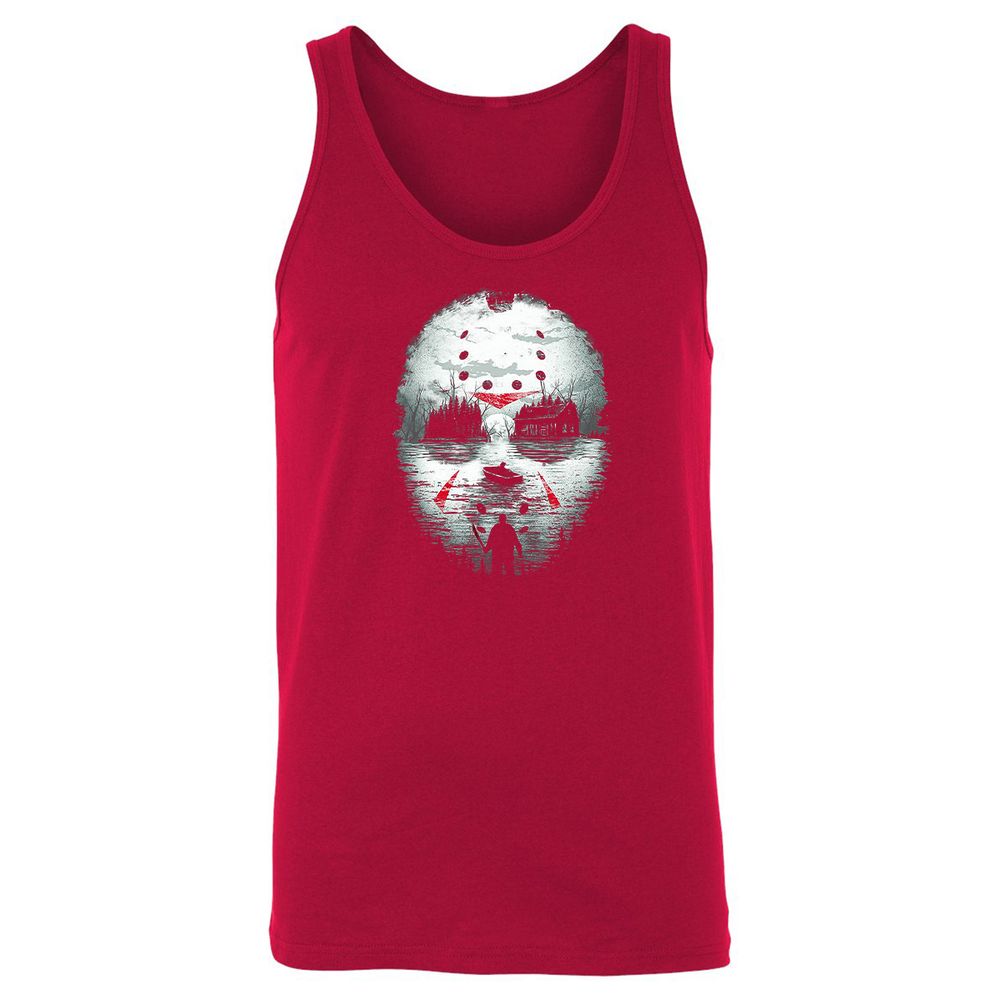 Unisex Jersey Tank - 5JPBGAZH - Red - 11