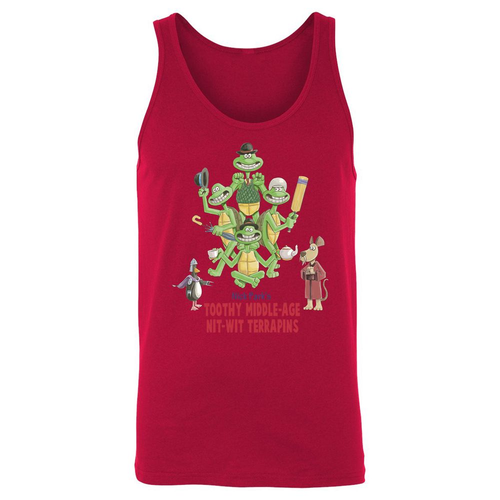 Unisex Jersey Tank - S3DZDW5Q - Red - 11