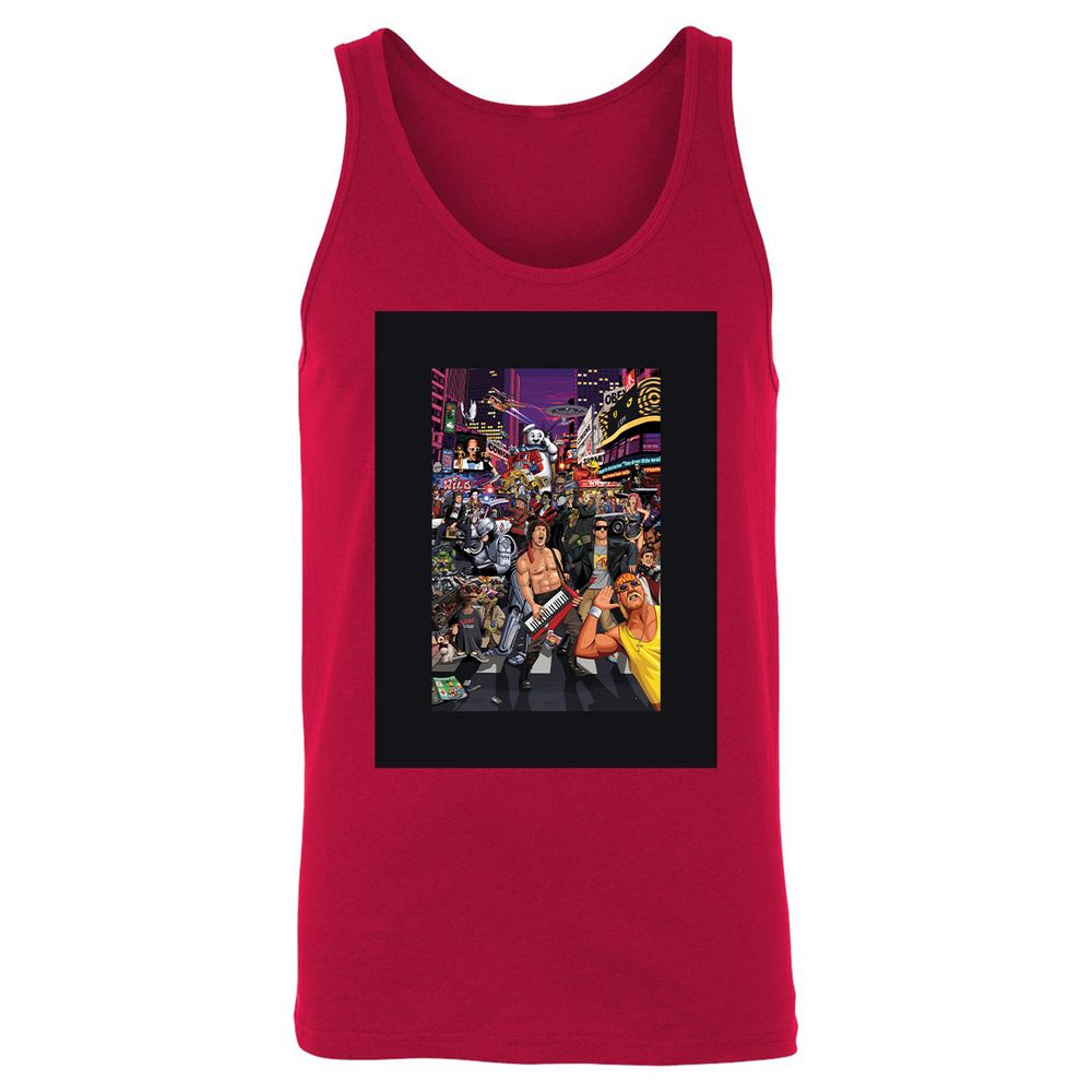 Unisex Jersey Tank - XM81DW77 - Red - 11