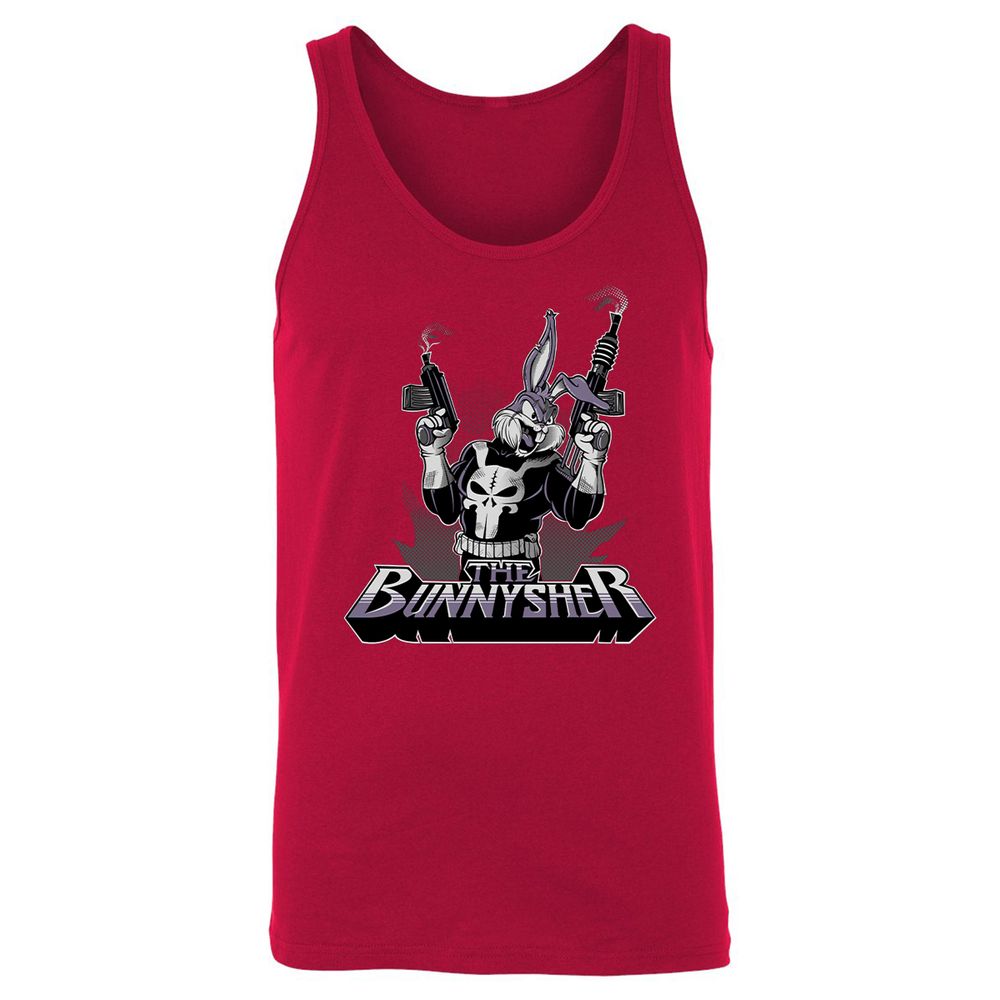 Unisex Jersey Tank - 8A5W5P3Y - Red - 11