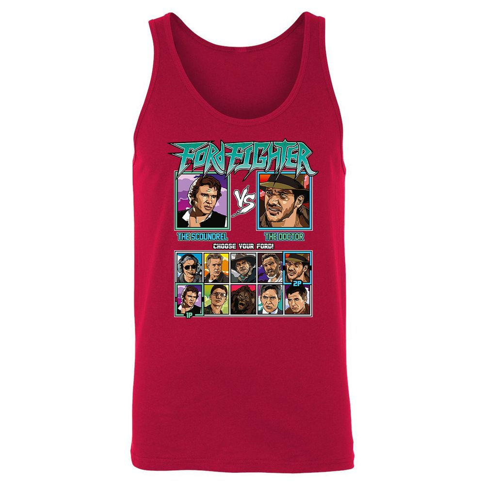 Unisex Jersey Tank - J5BZBGQW - Red - 11