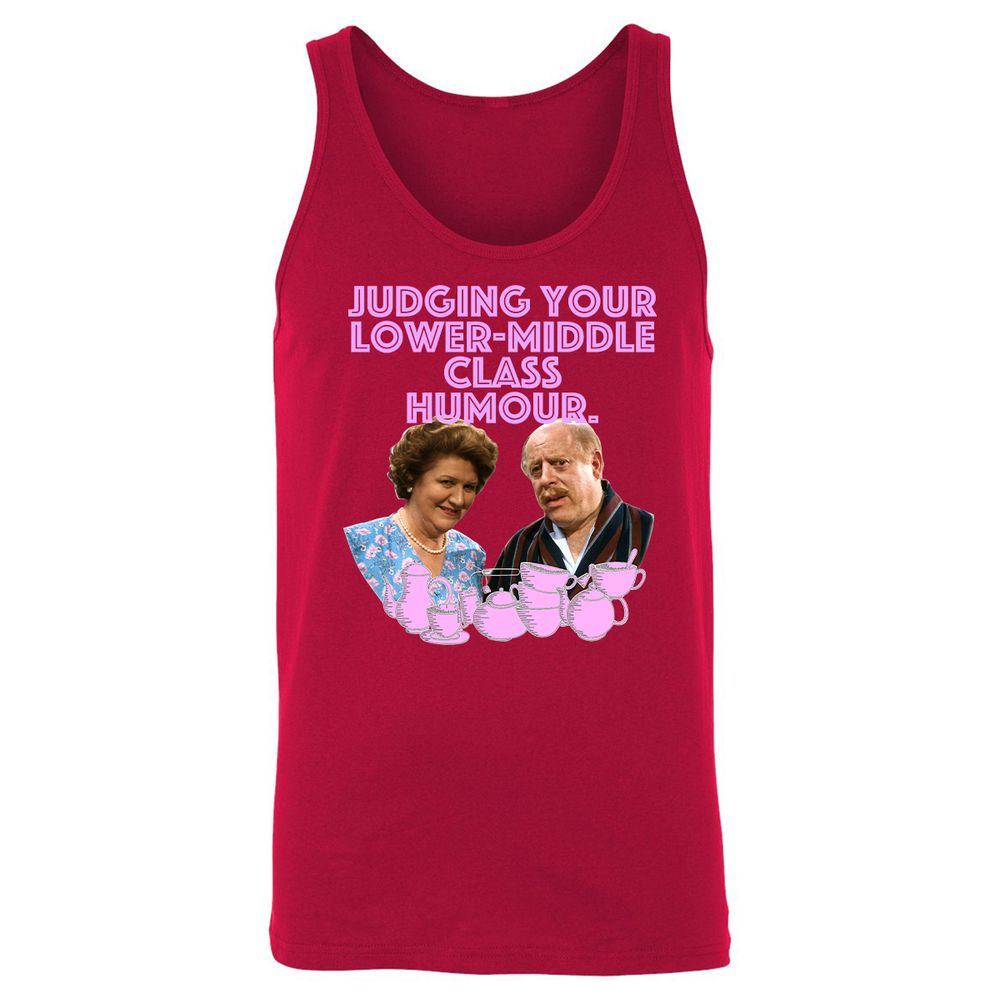 Unisex Jersey Tank - 4V7FM26S - Red - 11
