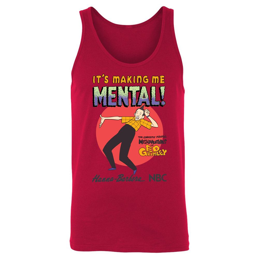 Unisex Jersey Tank - EX7FK2VP - Red - 11