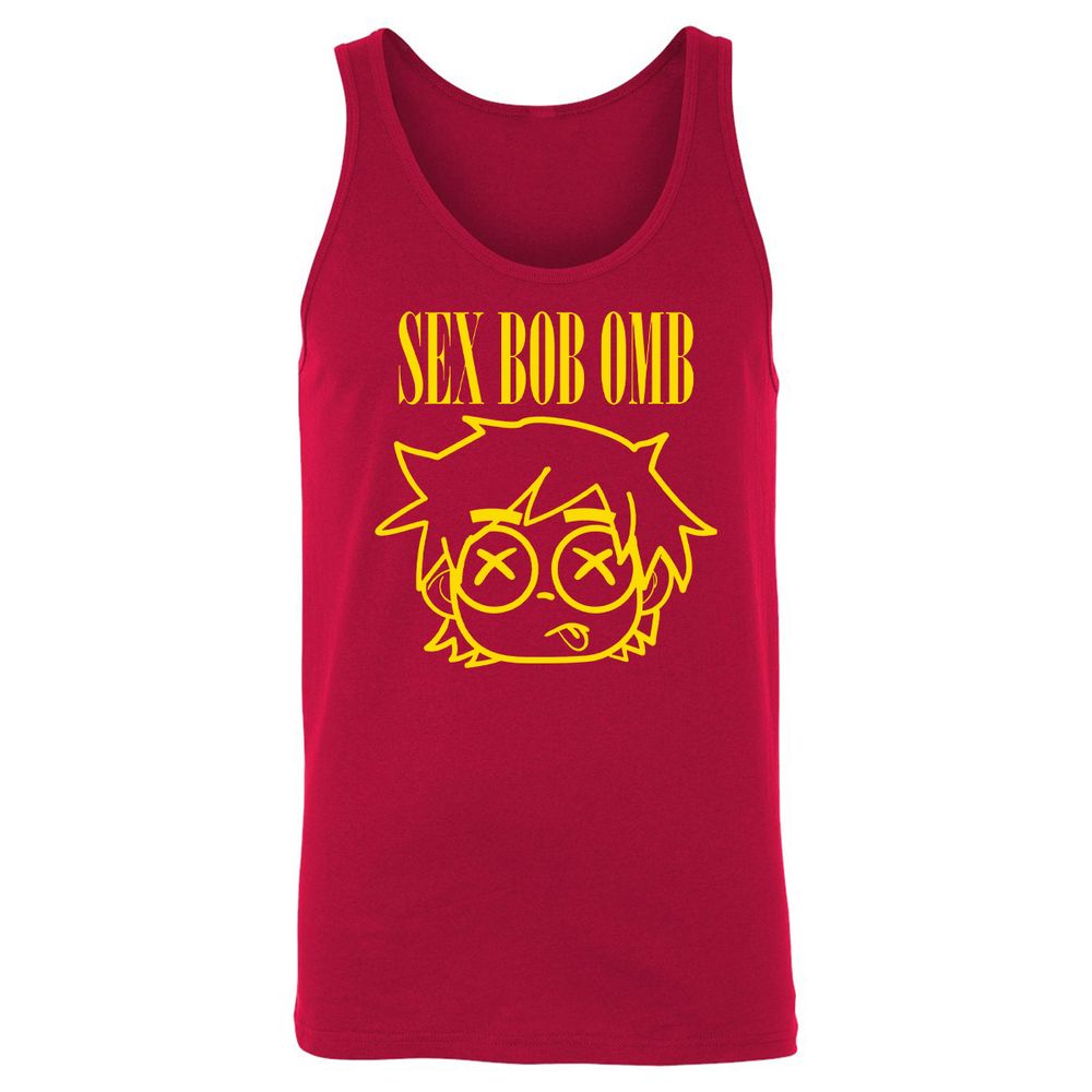 Unisex Jersey Tank - VTJCNV39 - Red - 11