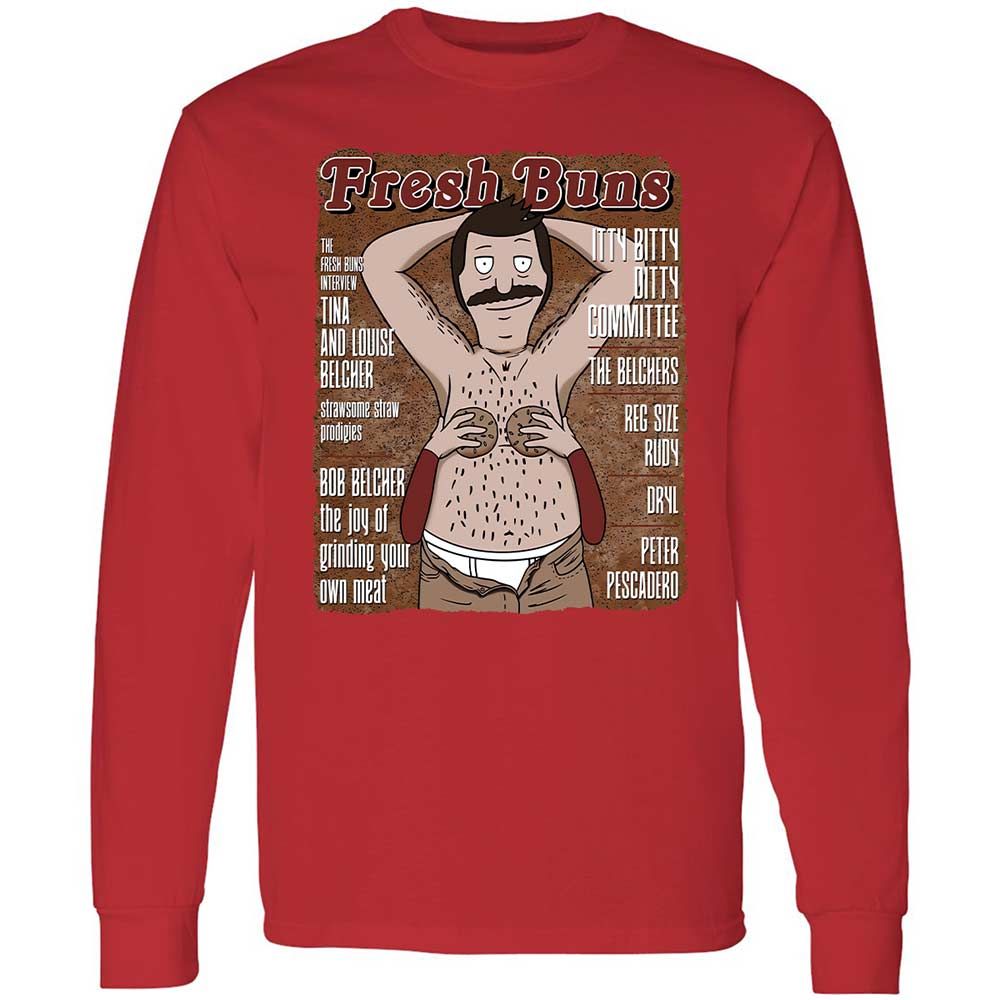 Long Sleeve T-Shirt - E3AEK37S - Red - 11