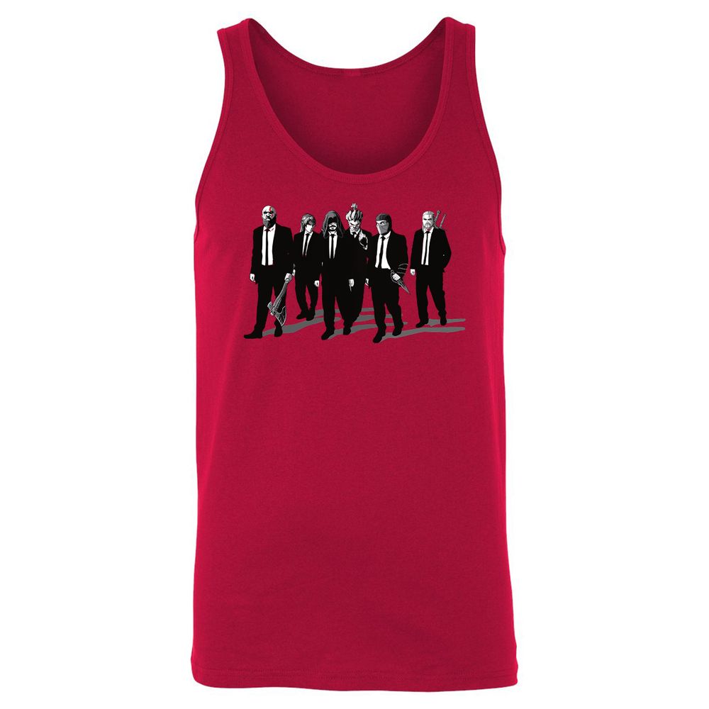 Unisex Jersey Tank - KTH5TKY9 - Red - 11