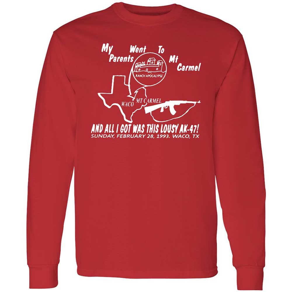 Long Sleeve T-Shirt - ZVXC6RHC - Red - 11