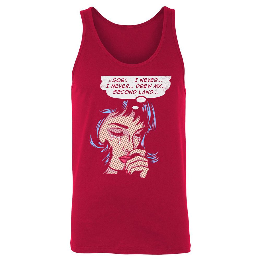 Unisex Jersey Tank - 5UBAQEZR - Red - 11
