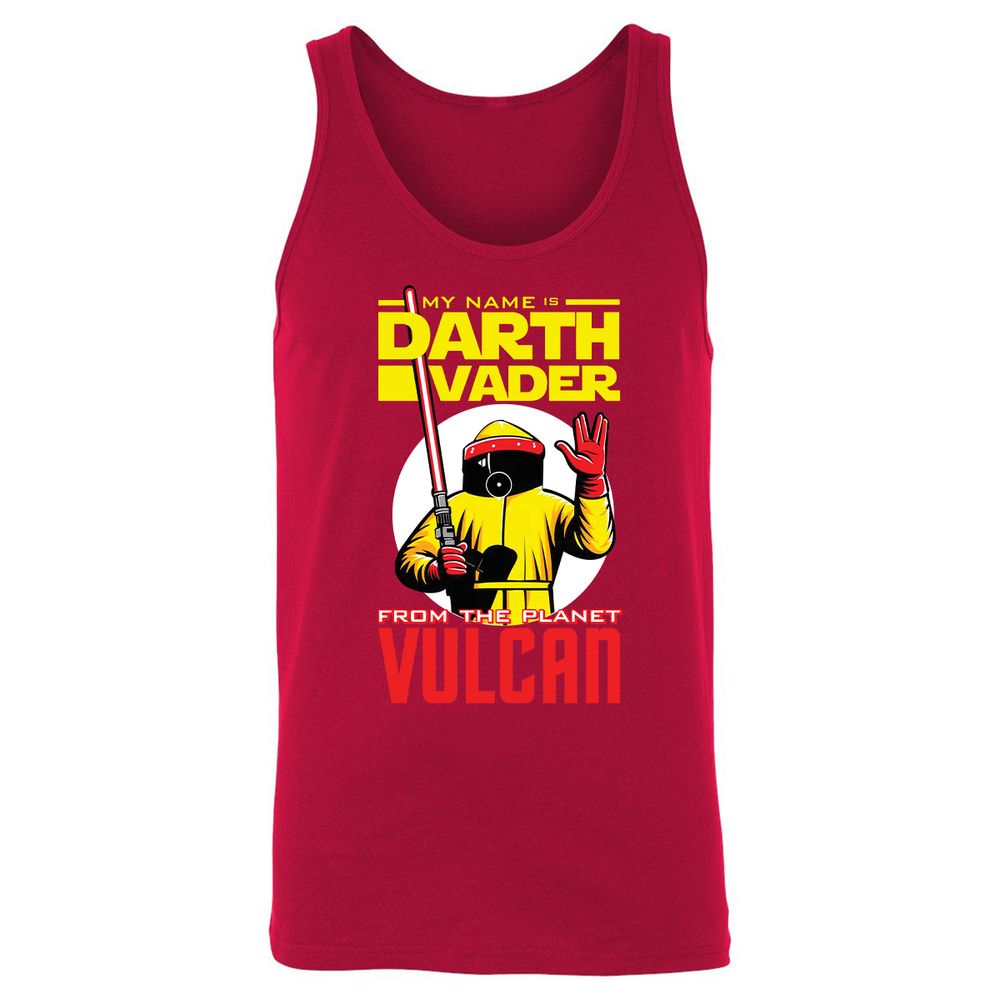 Unisex Jersey Tank - XEF7GZUP - Red - 11