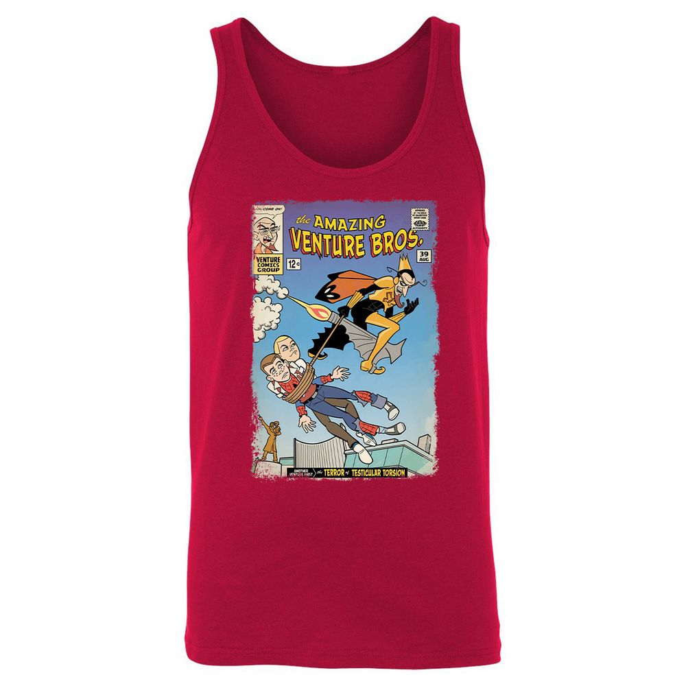 Unisex Jersey Tank - G3STYTEC - Red - 11