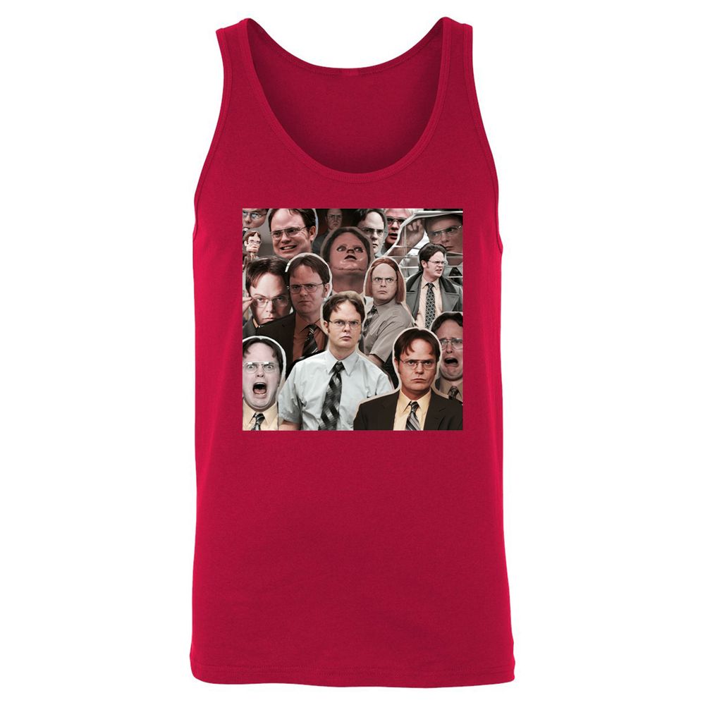 Unisex Jersey Tank - 78UQSWTR - Red - 11