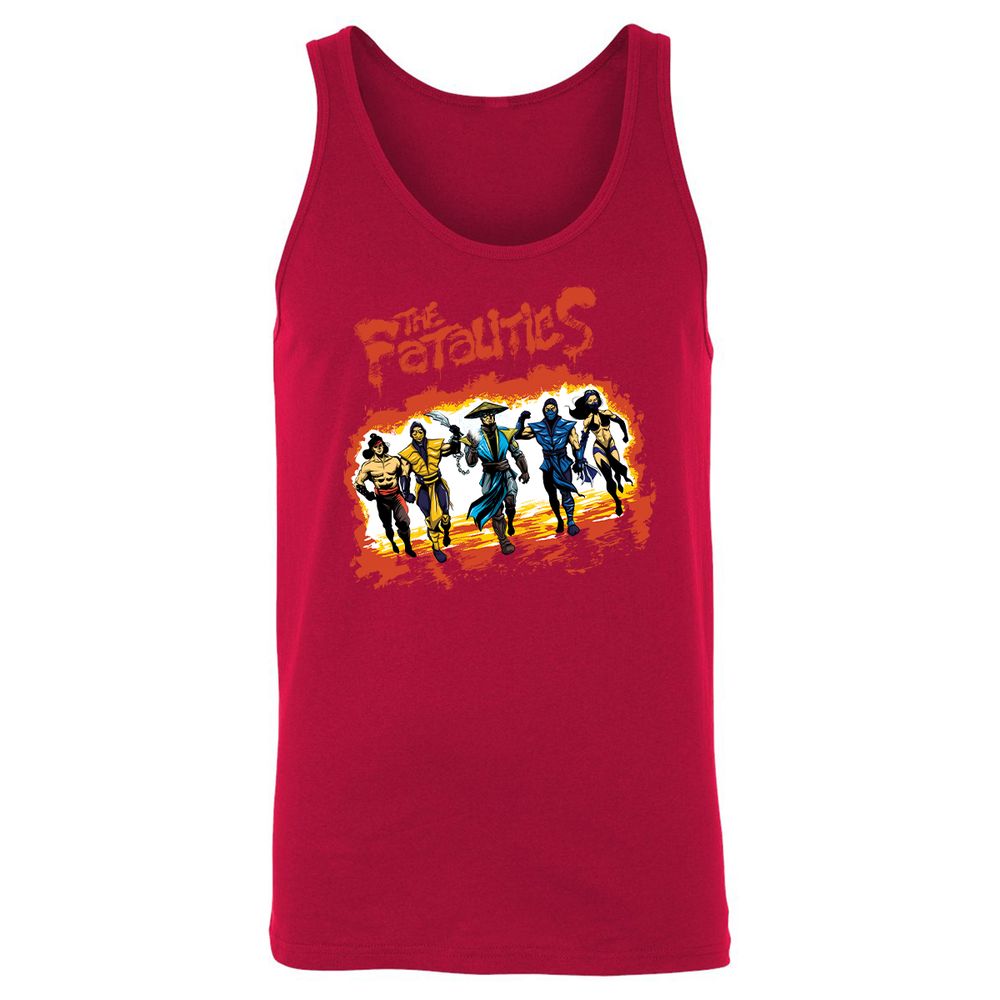Unisex Jersey Tank - ANTRQSEK - Red - 11