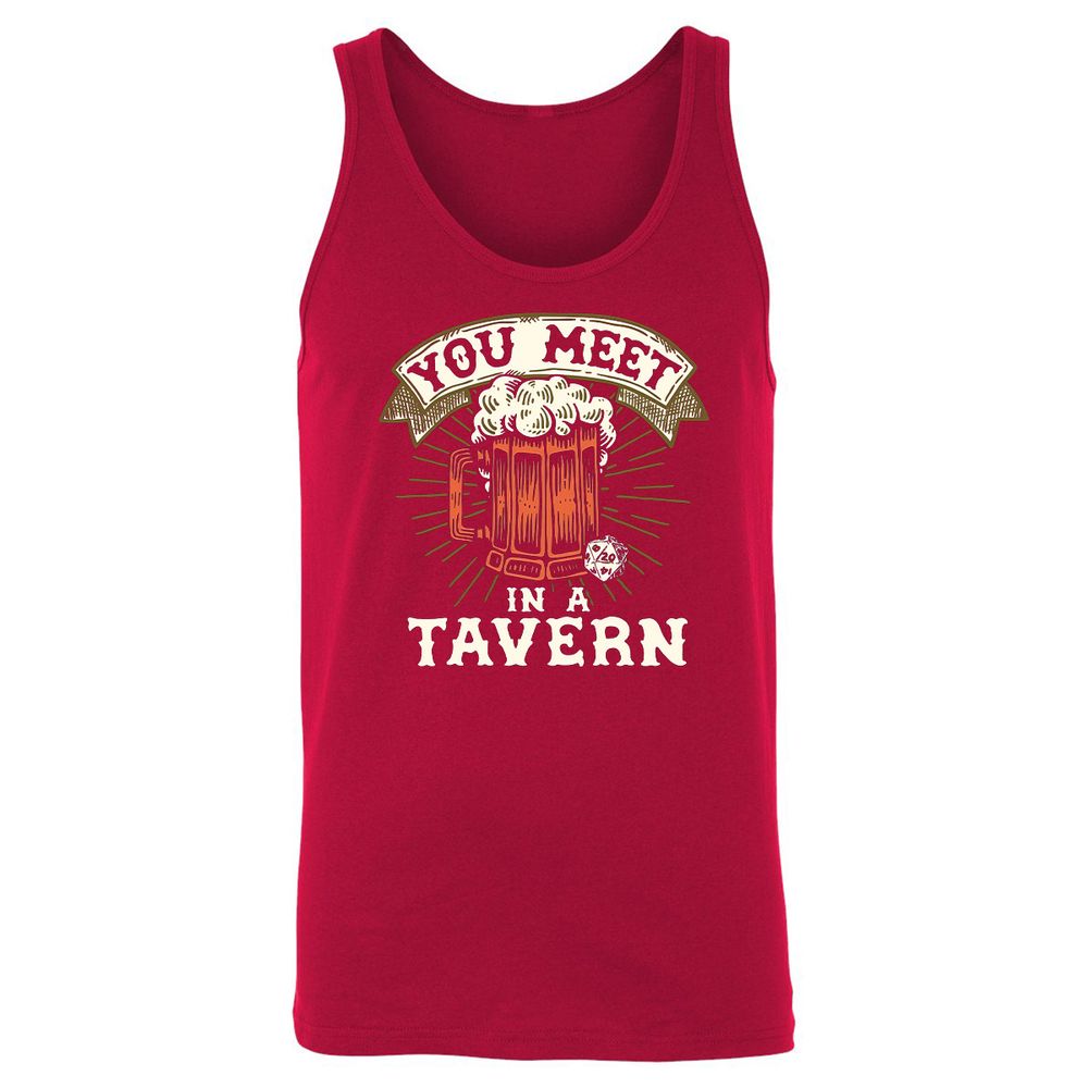 Unisex Jersey Tank - 383DFVEP - Red - 11