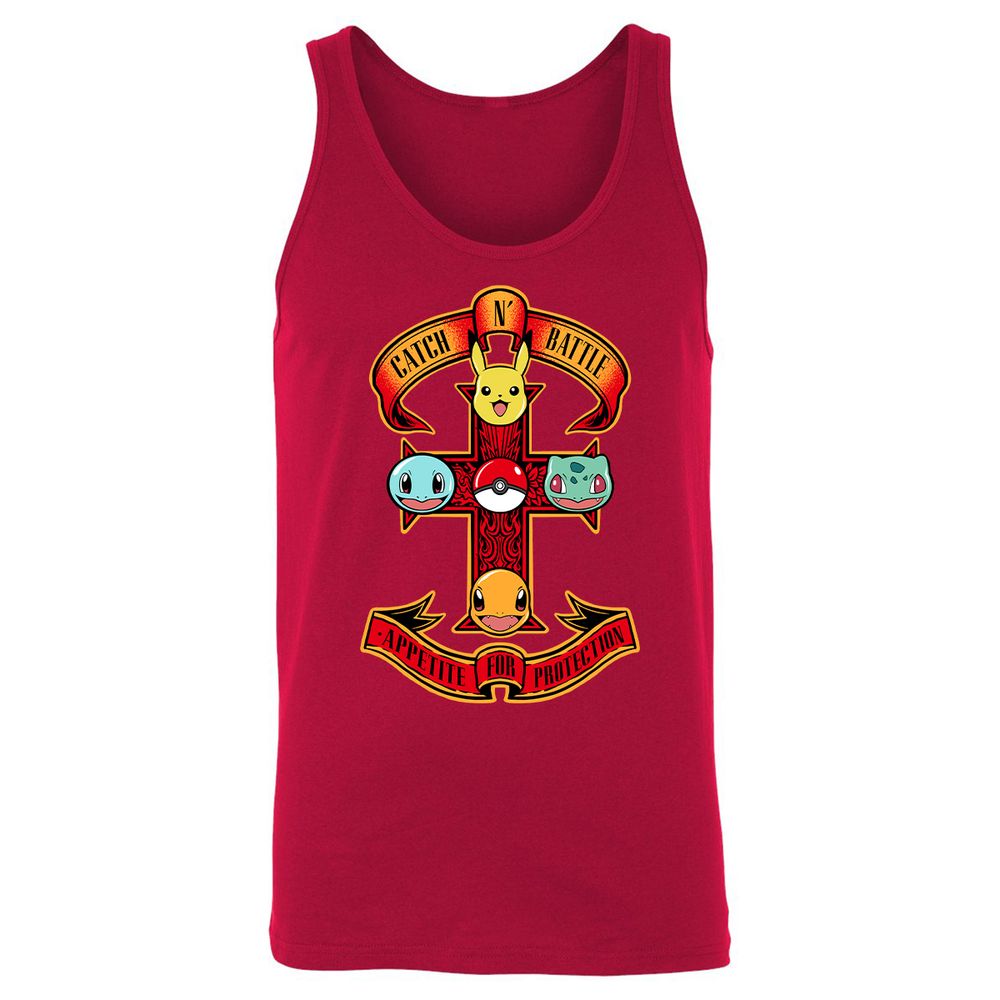 Unisex Jersey Tank - QF7K5ZSC - Red - 11