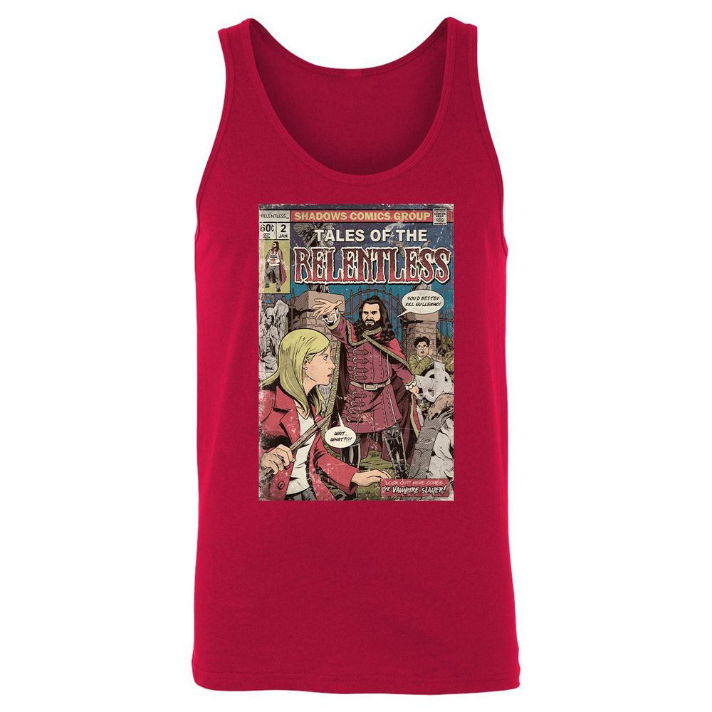Unisex Jersey Tank - A6E2MA7H - Red - 11