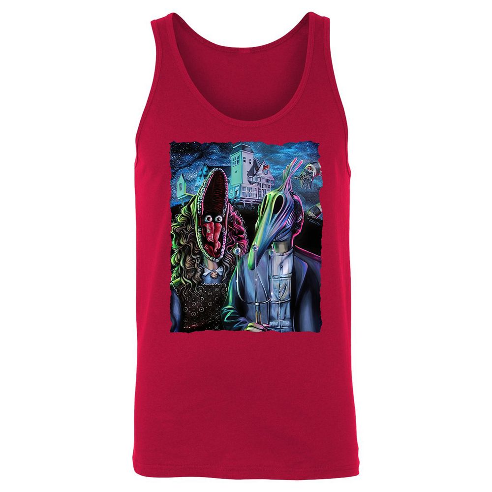 Unisex Jersey Tank - EUWP6YQQ - Red - 11