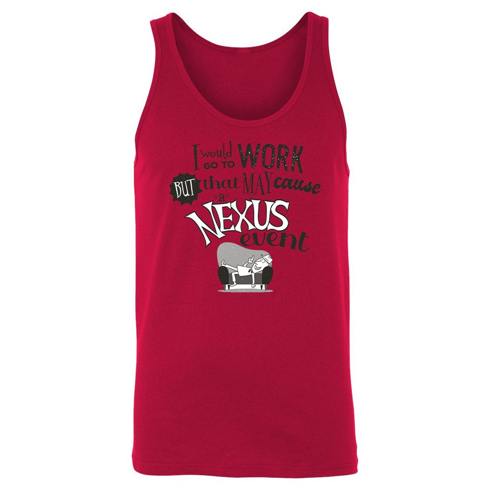 Unisex Jersey Tank - TY2QGZ8Y - Red - 11