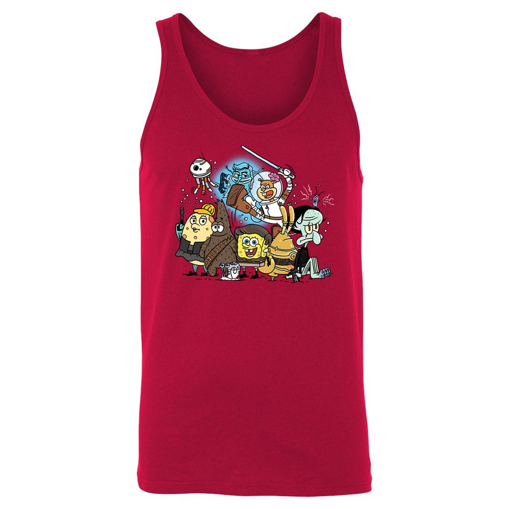 Unisex Jersey Tank - DGQYTNF7 - Red - 11