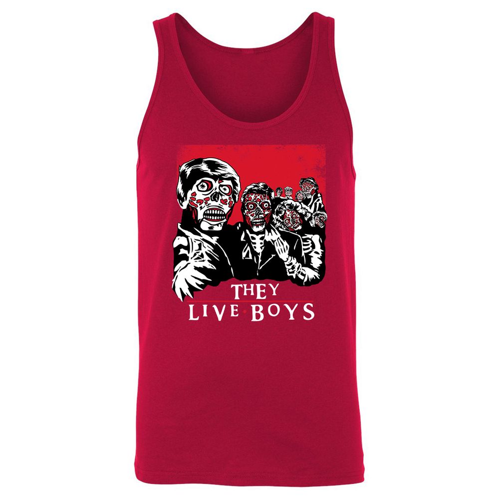 Unisex Jersey Tank - 91VBMBW1 - Red - 11