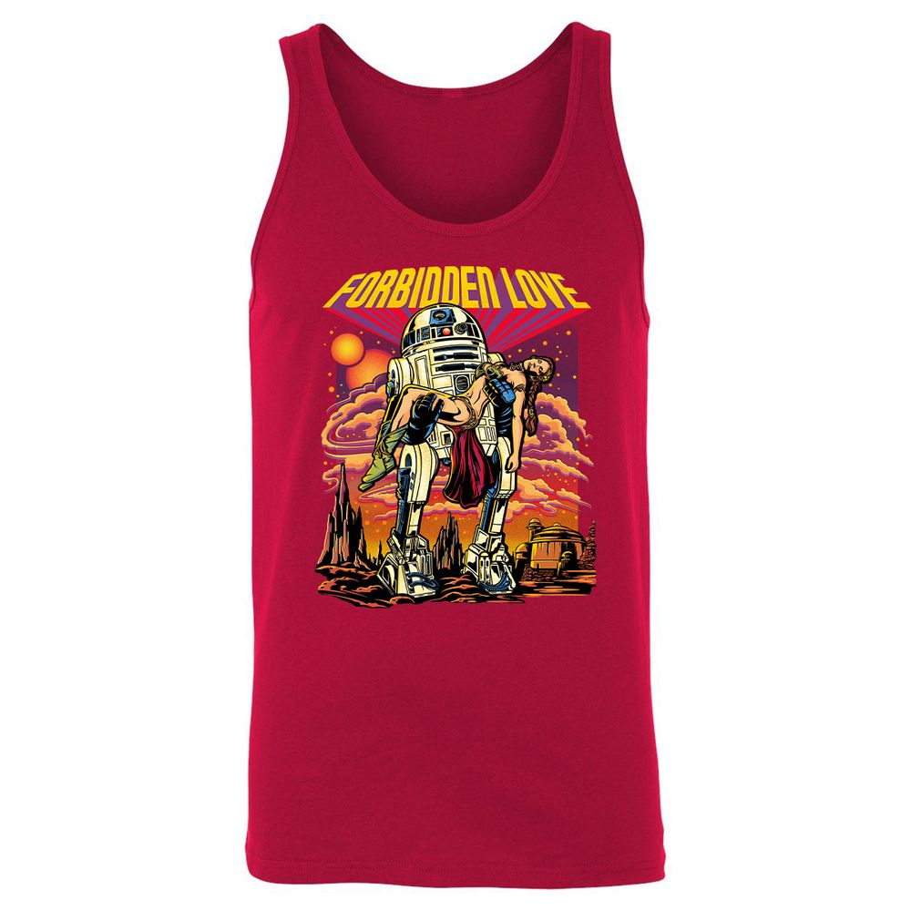 Unisex Jersey Tank - M2869DKH - Red - 11