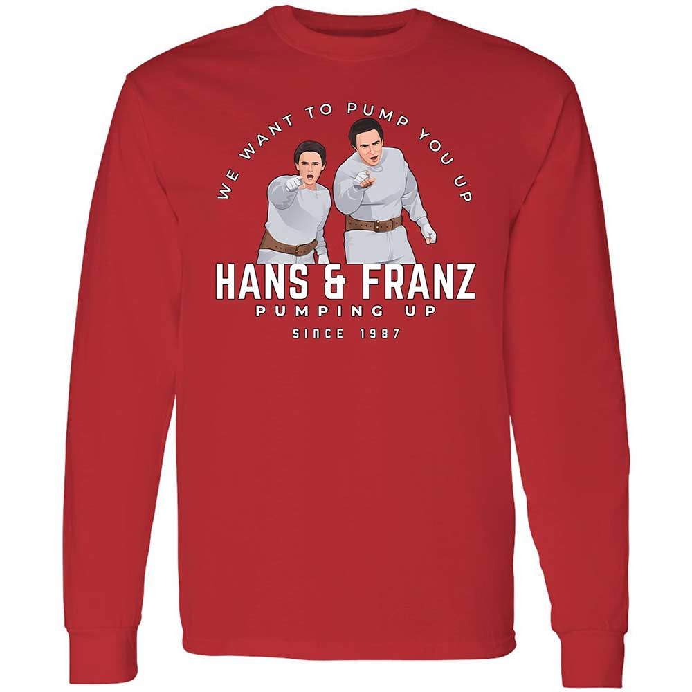 Long Sleeve T-Shirt - WY1SZX9L - Red - 11