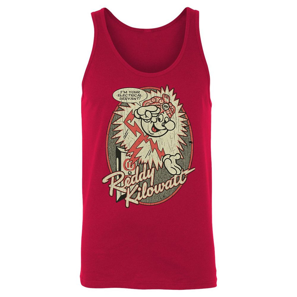 Unisex Jersey Tank - KBH9KTY4 - Red - 11