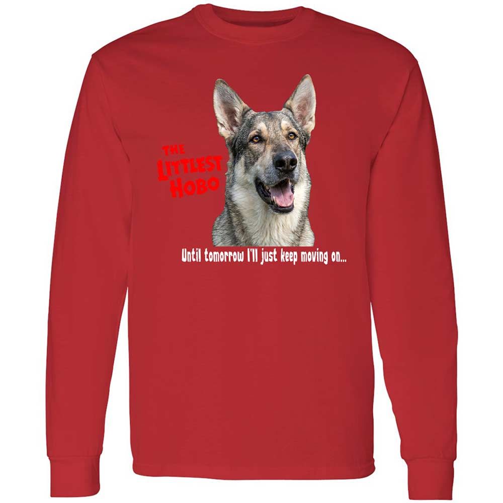 Long Sleeve T-Shirt - HJWBSS6U - Red - 11