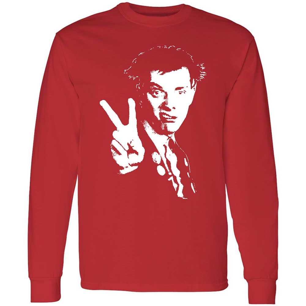 Long Sleeve T-Shirt - Black - Red - 11