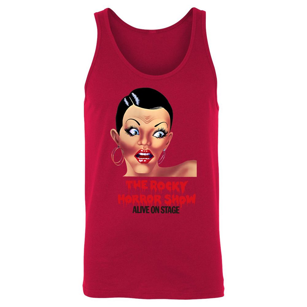 Unisex Jersey Tank - E2ZSVKQM - Red - 11