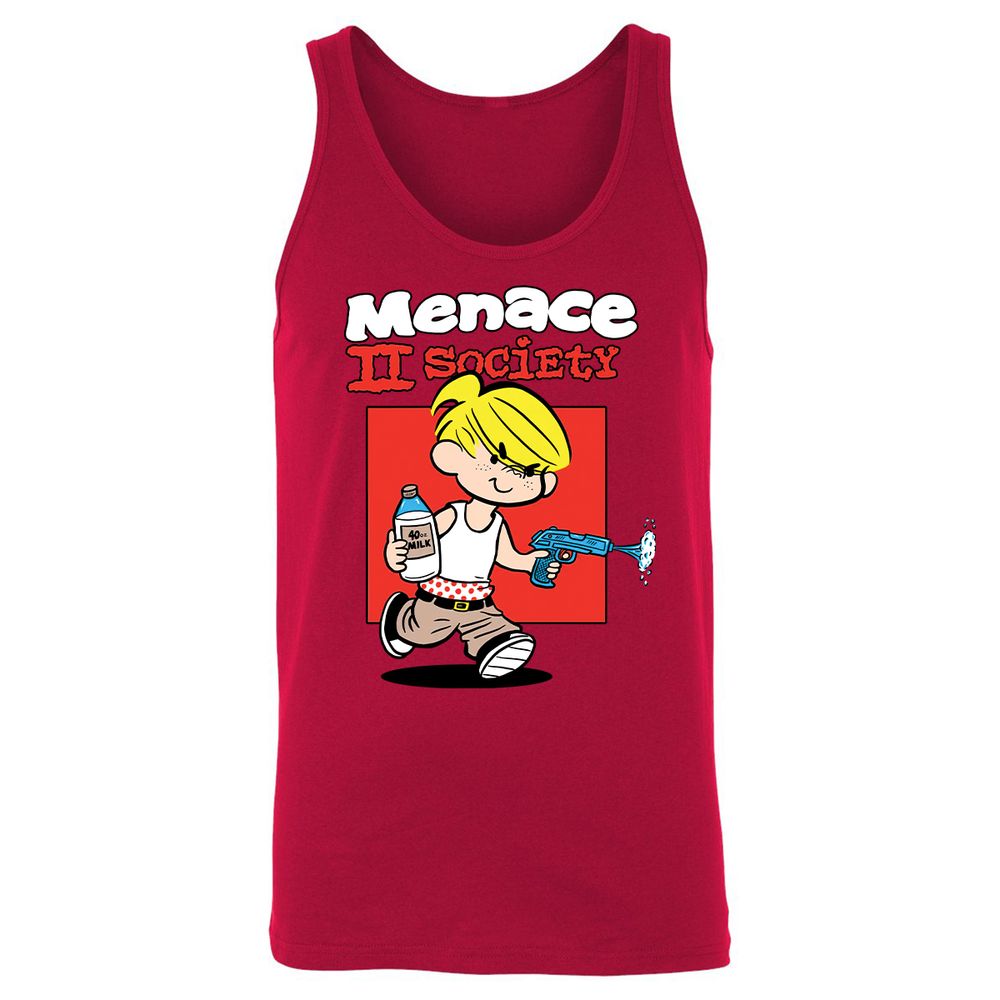 Unisex Jersey Tank - 25PWN4FH - Red - 11
