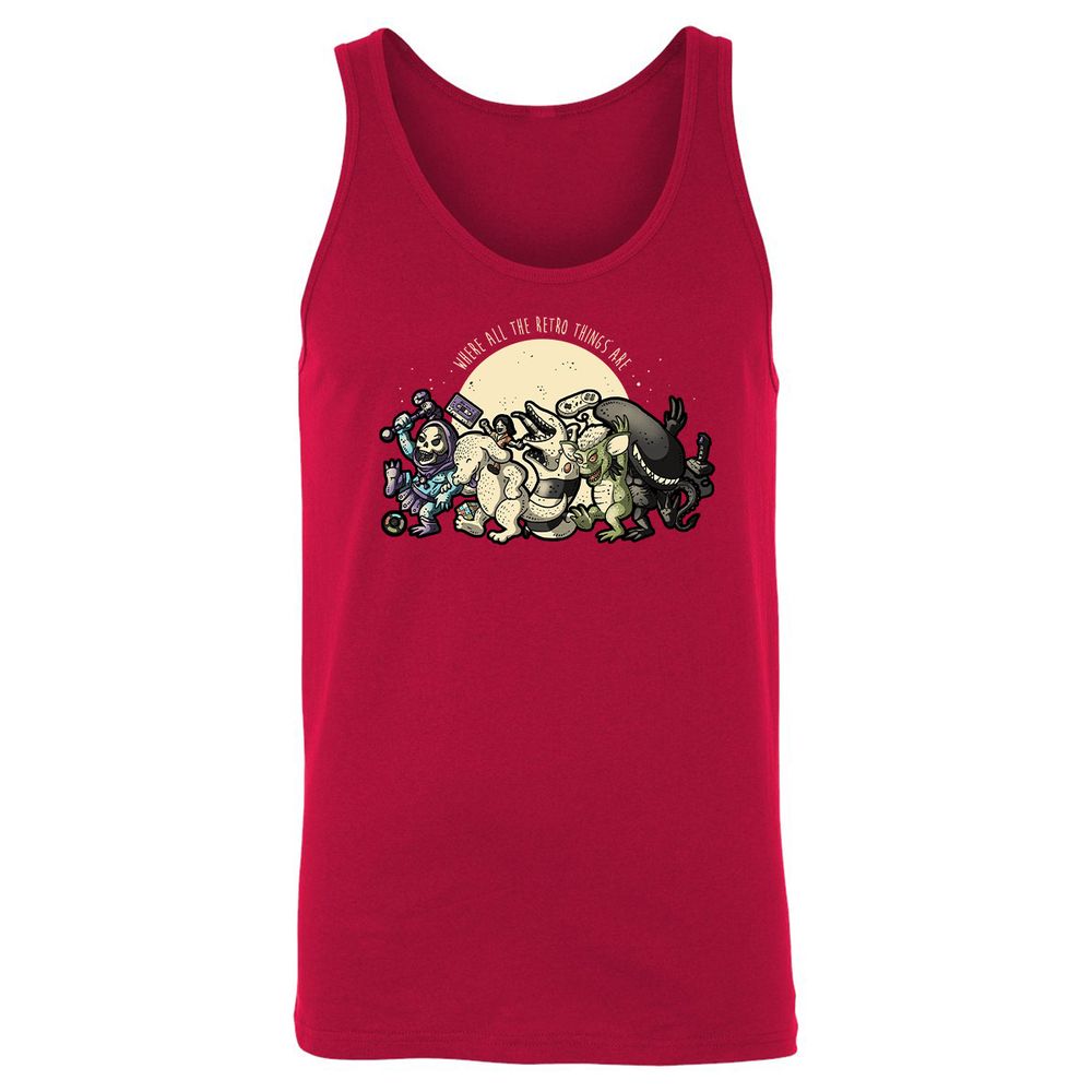 Unisex Jersey Tank - 6Q5TZUXF - Red - 11