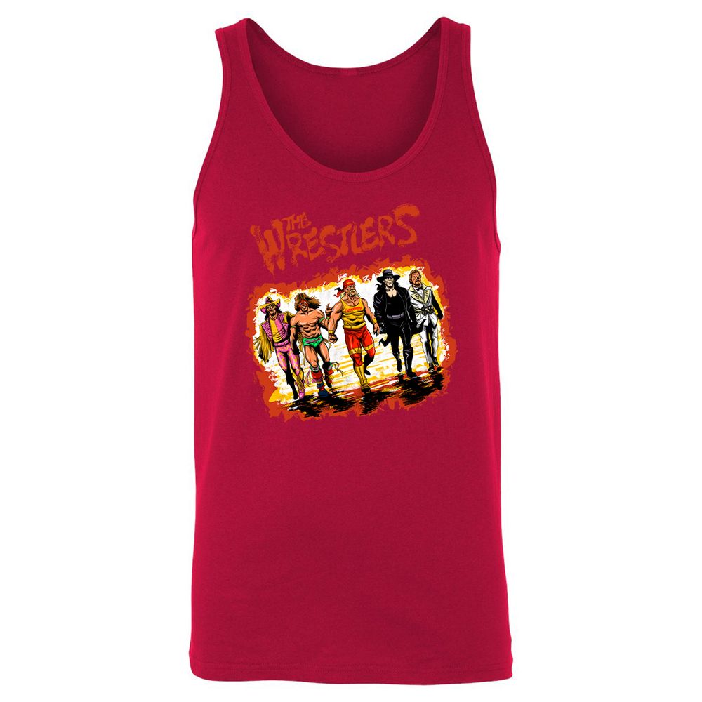 Unisex Jersey Tank - 4M3YA6KA - Red - 11
