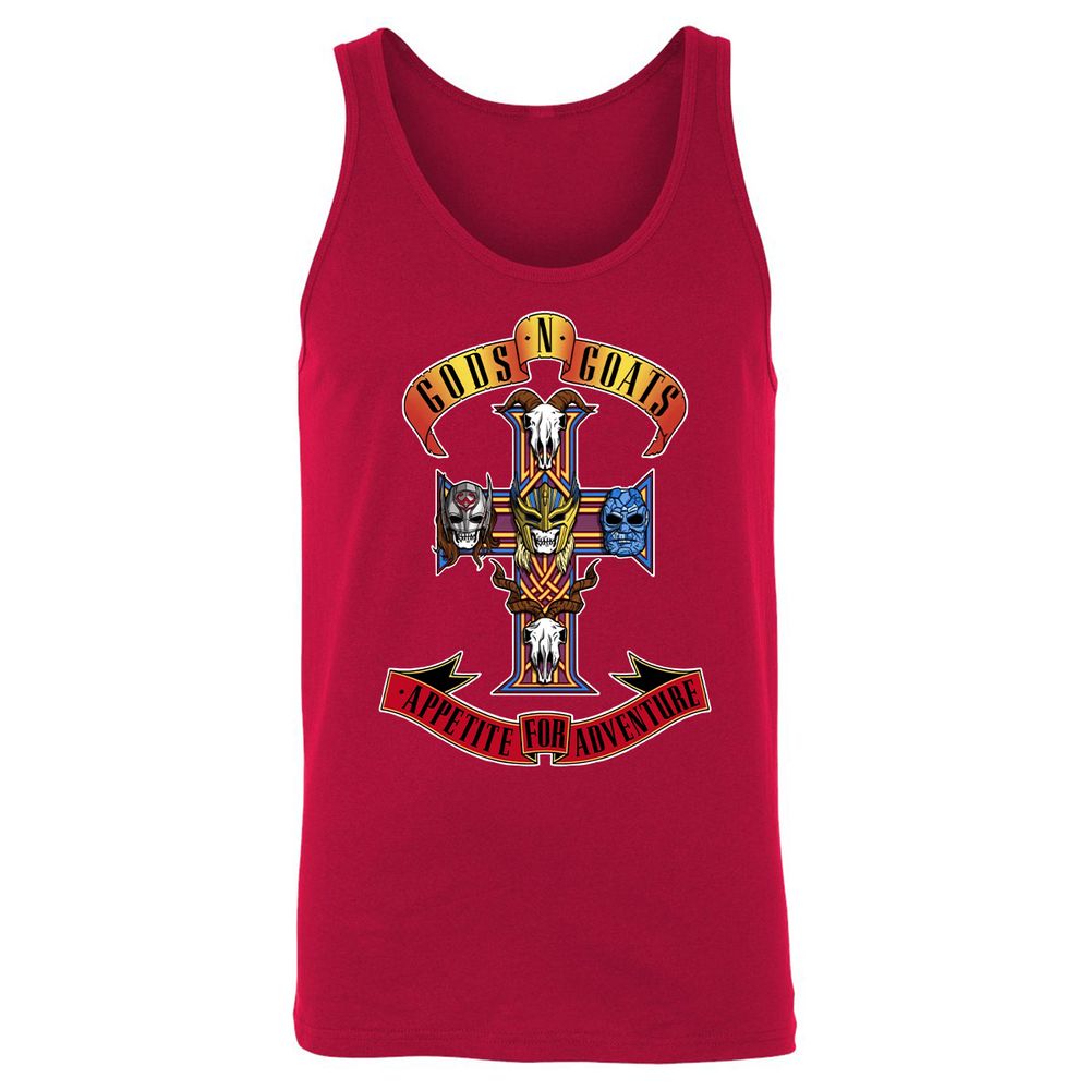 Unisex Jersey Tank - LBCKENXC - Red - 11