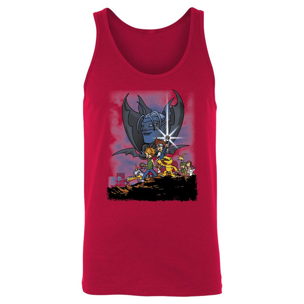 Unisex Jersey Tank - E3UF9U59 - Red - 11