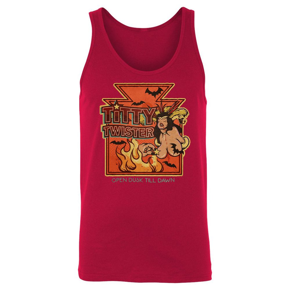 Unisex Jersey Tank - 11ESDJ2C - Red - 11