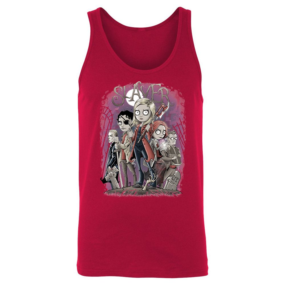 Unisex Jersey Tank - 859PGVYK - Red - 11