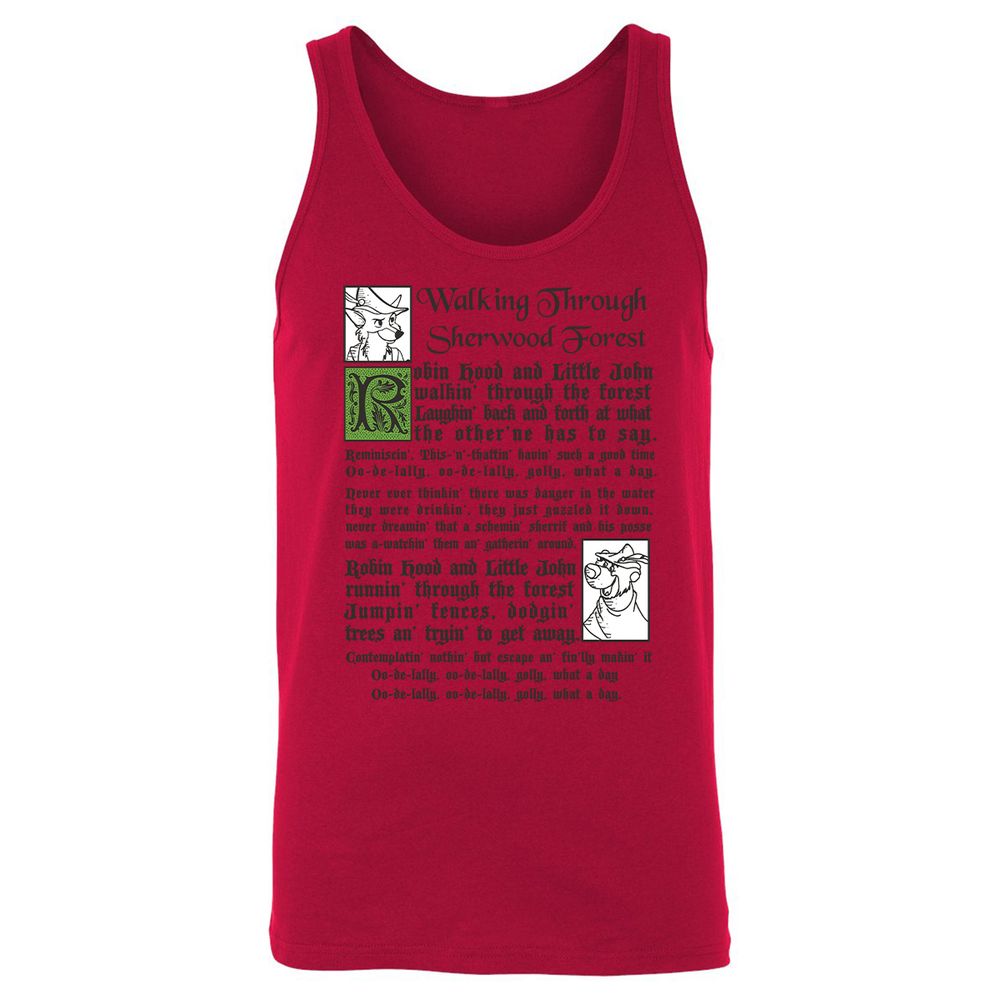 Unisex Jersey Tank - 41MW3R7J - Red - 11