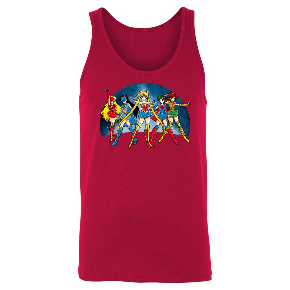 Unisex Jersey Tank - B2GNLHF8 - Red - 11