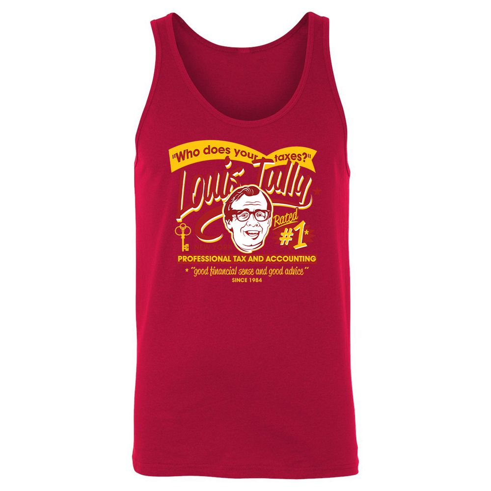 Unisex Jersey Tank - 9HVA8RBQ - Red - 11